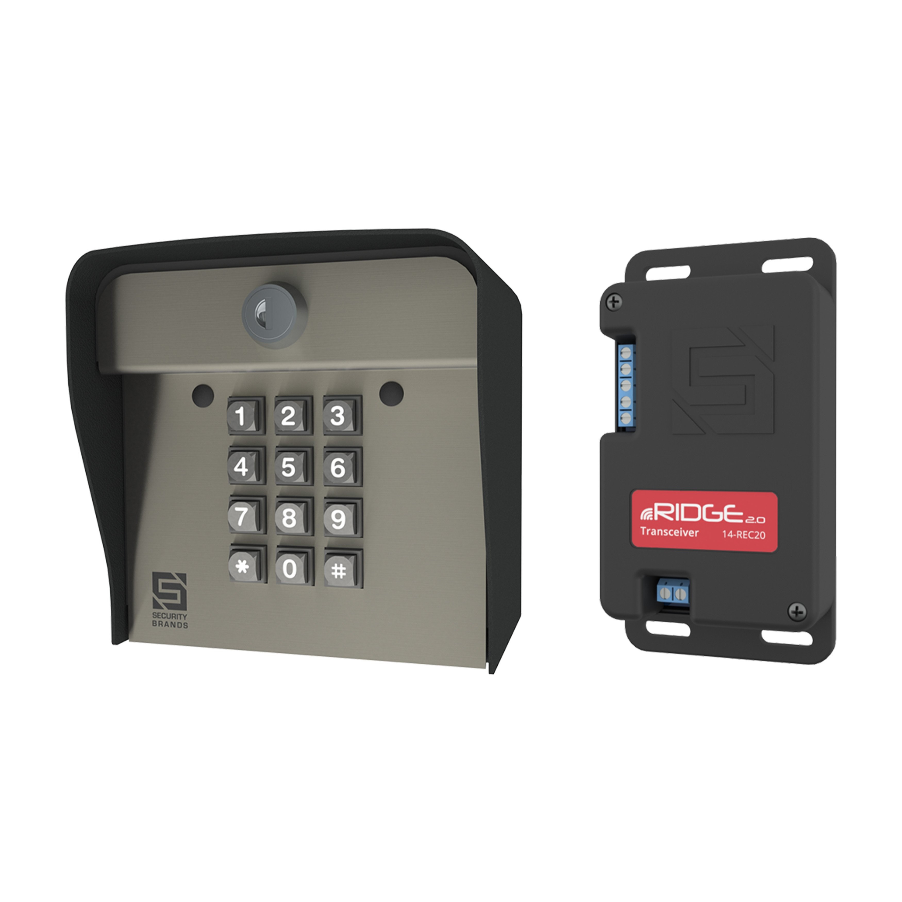 Ridge Keypad HD (Post Mount) and Transceiver 433MHz Stand Alone