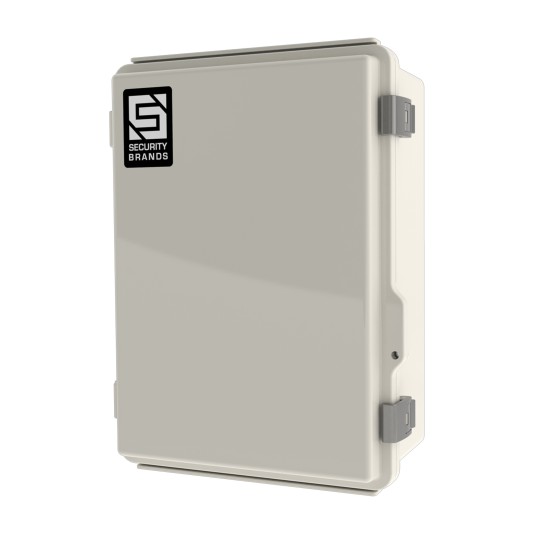 Large Custom Polycarbonate Weatherproof Enclosure for Gate Access Control Systems - 10-120