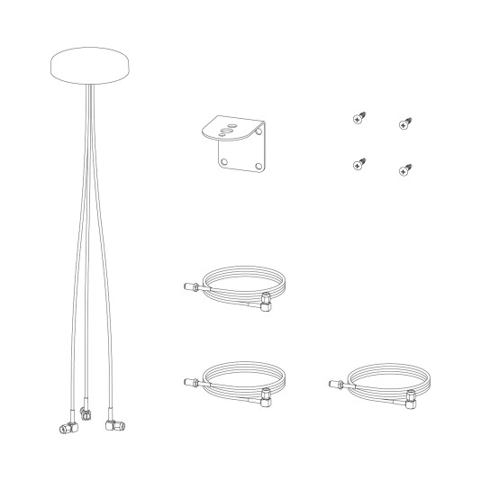 4G LTE Antenna Extension Kit For Ascent Series (5 ft.) - AAS 16-ANTX-1