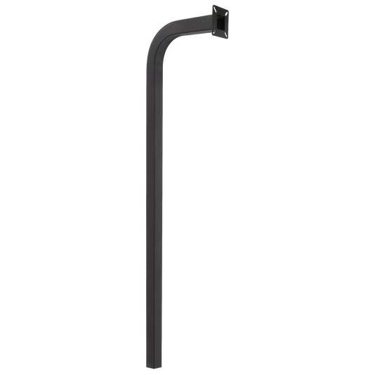 72" In-Ground Mount Gooseneck Pedestal for Access Control Systems (Steel) - 18-72GRST (Goosneck Pedestals)