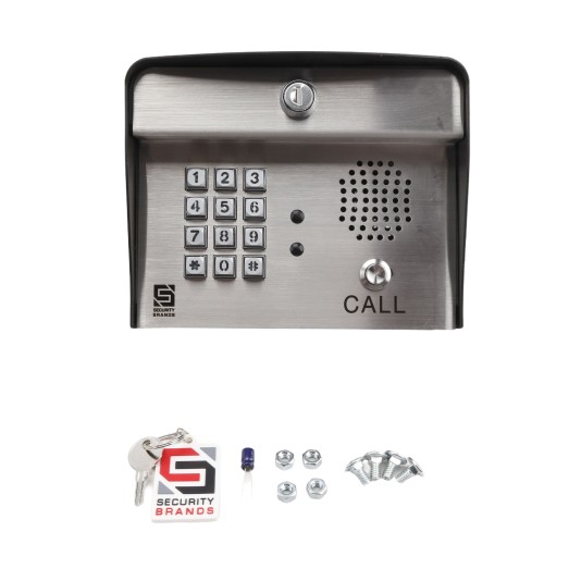 Advantage DKLP Metal Keypad with Intercom - AAS 19-100i