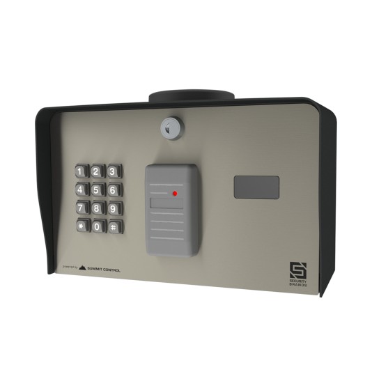 Summit Control Ascent K2Cellular Access Control System With Keypad, Camera, HID Prox Reader  4G LTE - 25-K2HID