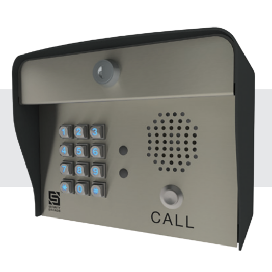 Post-Mounted Advantage ONE Keypad with Intercom