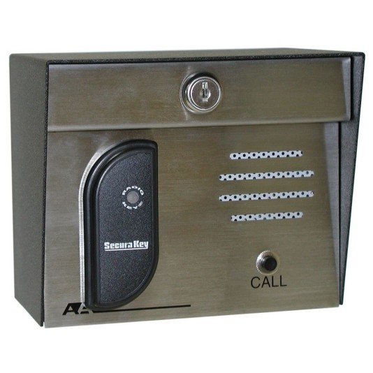 RemotePro CR Proximity Card Reader with Intercom (No Controller Included) - 4 Inch Read Range - 23-013i
