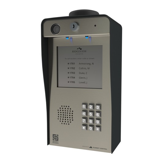 Summit Control Ascent X2 – Cellular Multi-Tenant Telephone Entry System with Keypad - 16-X2