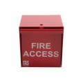 FireAccess Post Mount with Padlock Cutout and Micro Switch - AAS 15-014