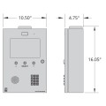Ascent M8 4G Cellular Multi-Tenant Entry System with 8 in Color Screen  -  Ascent 16-M8