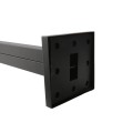 42" / 72" Dual-Height Pad Mount Gooseneck Pedestal for Access Control Systems (Steel) - 18-72DHST (Goosneck Pedestals)
