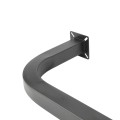 72" In-Ground Mount Gooseneck Pedestal for Access Control Systems (Steel) - 18-72GRST (Goosneck Pedestals)