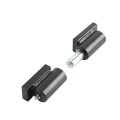5" Weld-On Heavy-Duty Barrel Hinge for Swing Gates (Pair) Black K-BH500B (Default)