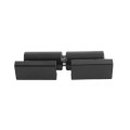 5" Weld-On Heavy-Duty Barrel Hinge for Swing Gates (Pair) Black K-BH500B (Default)