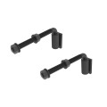3/4" x 10" Weld-On J-Bolt Gate Hinge with Ball Bearing (Pair) Black K-GBHA700B