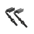 3/4" x 10" Weld-On J-Bolt Gate Hinge with Ball Bearing (Pair) Black K-GBHA700B (Default)