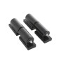 5" Weld-On Heavy-Duty Barrel Hinge for Swing Gates (Pair) Black K-BH500B