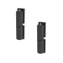 7" Weld-On Heavy-Duty Barrel Hinge for Swing Gates (Pair) Black K-BH700B