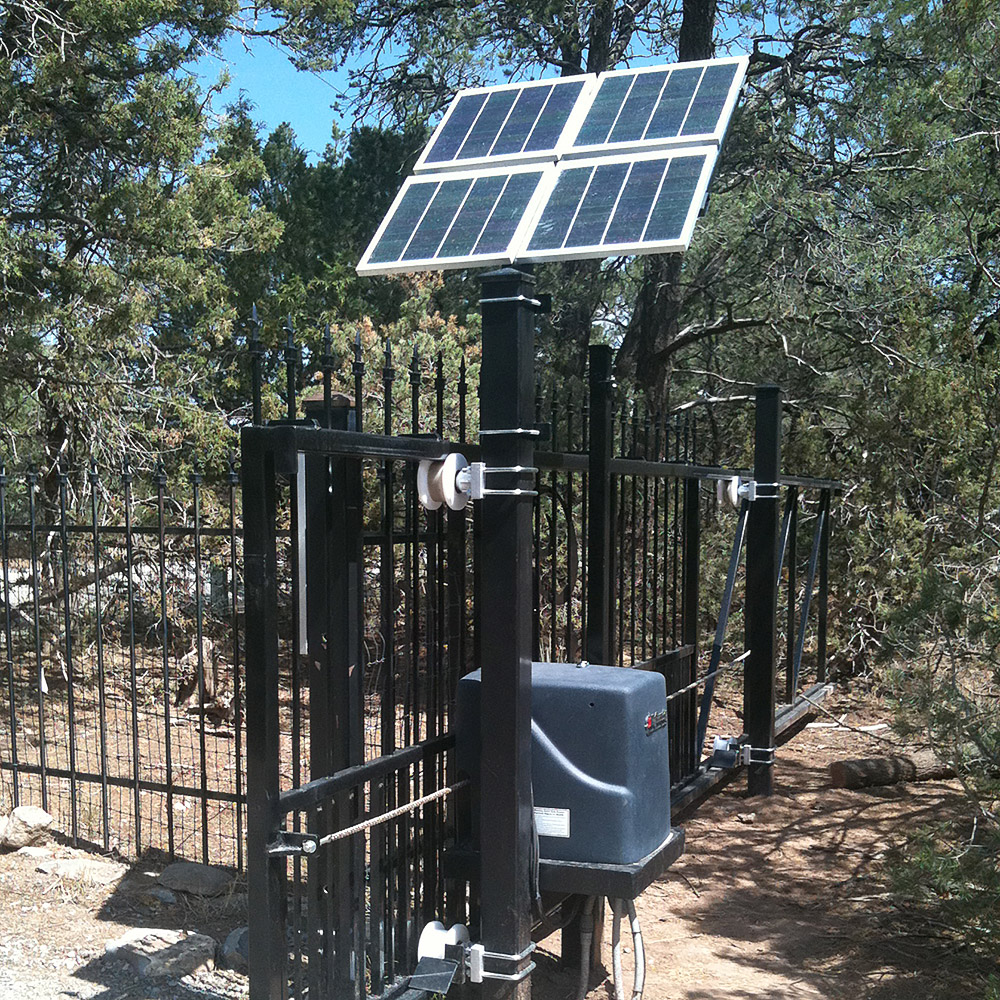 Solar Panel for Access Gate