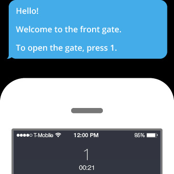 Voice Control For Access Barrier Arm For Gate